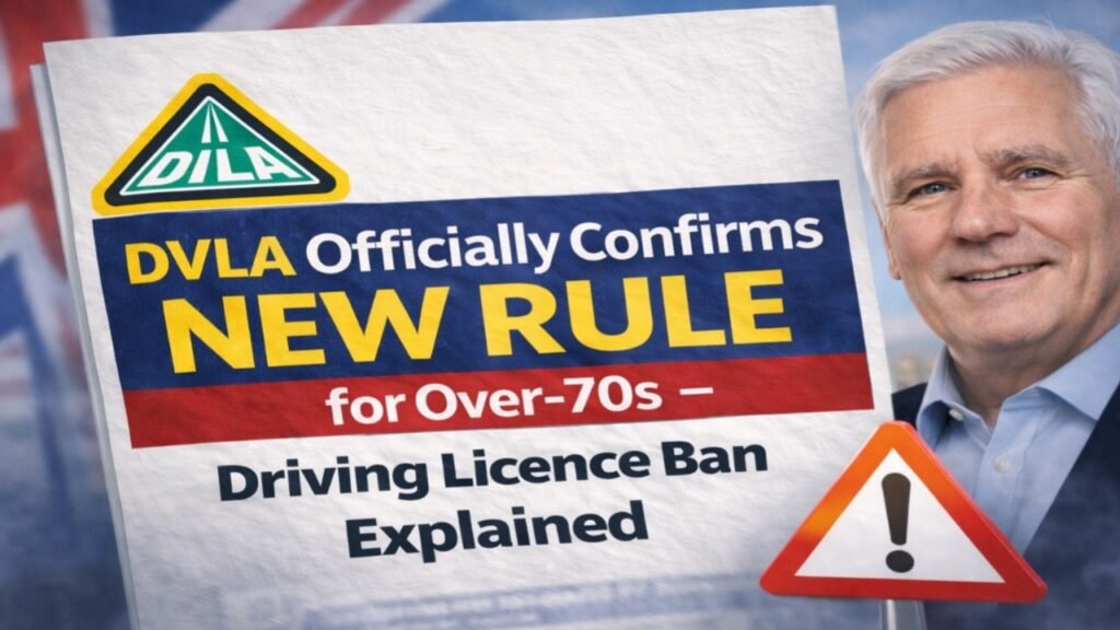 DVLA New Rule for Over-70s