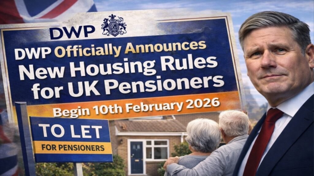 DWP new housing rules for UK pensioners 2026