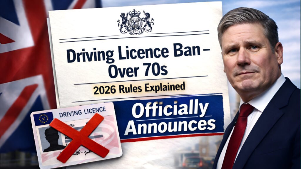 UK Driving Licence Ban for Over-70s 2026